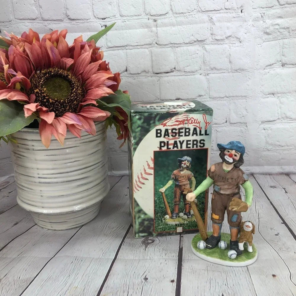 vintage emmett kelly jr clown Baseball players